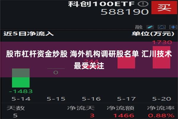 股市杠杆资金炒股 海外机构调研股名单 汇川技术最受关注