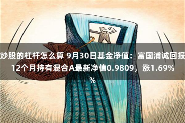 炒股的杠杆怎么算 9月30日基金净值：富国浦诚回报12个月持有混合A最新净值0.9809，涨1.69%